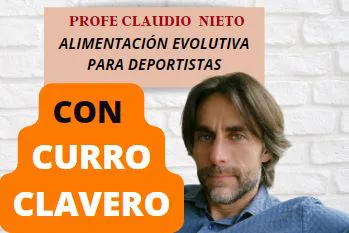 Curro Clavero con el profesor Claudio Nieto